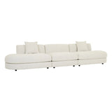Madrid Curve Centre Sofa Grey Speckle