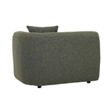 Madrid Curve Right Arm Sofa Green Boucle