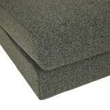 Madrid Curve Right Arm Sofa Green Boucle