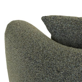 Madrid Curve Right Arm Sofa Green Boucle