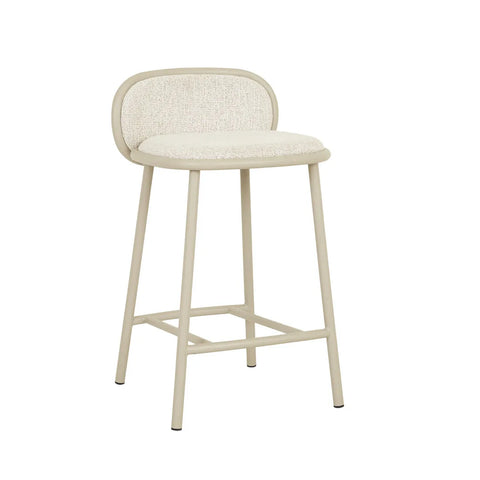 Pebble Barstool Frosted Beige