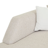 Madrid Edge Left Chaise Set Stone Tweed