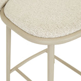 Pebble Barstool Frosted Beige