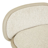 Pebble Barstool Frosted Beige