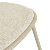 Pebble Barstool Frosted Beige