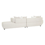 Madrid Edge Left Chaise Set Stone Tweed