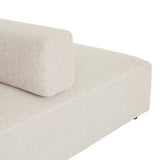 Madrid Edge Left Chaise Set Stone Tweed