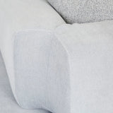 Madrid Edge Left Chaise Set Pearl Blue