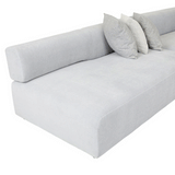 Madrid Edge Right Chaise Set Pearl Blue