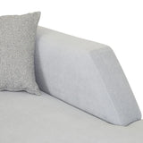 Madrid Edge Right Chaise Set Pearl Blue