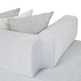 Madrid Edge Right Chaise Set Pearl Blue