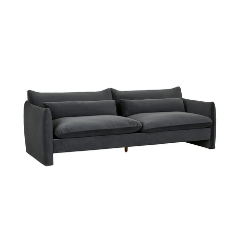 Sidney Peak Three Seater Sofa Nocturne Velvet
