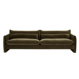 Sidney Peak Four Seater Sofa Caper Velvet