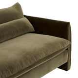 Sidney Peak Four Seater Sofa Caper Velvet
