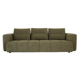 Sidney Tullio Four Seater Sofa Leek Green