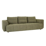 Sidney Tullio Four Seater Sofa Leek Green