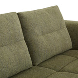 Sidney Tullio Four Seater Sofa Leek Green