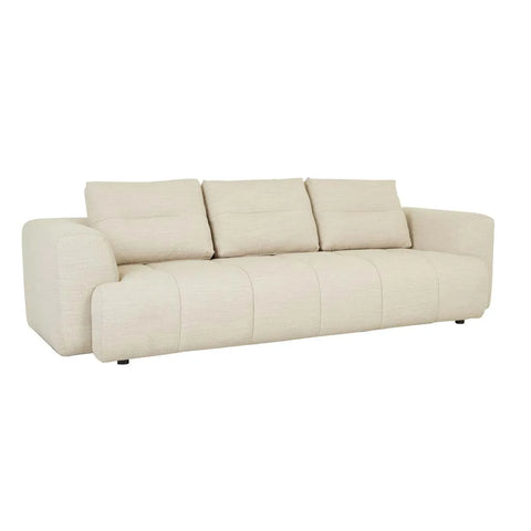 Sidney Tullio Four Seater Sofa Natural Speckle