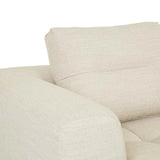 Sidney Tullio Two Seater Right Arm Sofa Natural Speckle