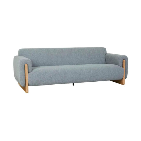 Airlie Wrap Three Seater Sofa Sky Blue Boucle