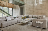 Sidney Tullio Left Chaise Sofa Natural Speckle