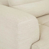 Sidney Tullio Left Chaise Sofa Natural Speckle