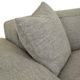 Airlie Slab Four Seater Sofa Brindle Grey