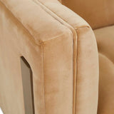 Kennedy Tufted Three Seater Sofa Cumin