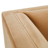 Kennedy Tufted Three Seater Sofa Cumin