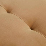 Kennedy Tufted Three Seater Sofa Cumin
