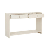 Pearce Marble Console Bone