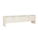 Pearce Marble Entertainment Unit Bone