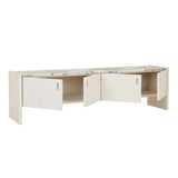 Pearce Marble Entertainment Unit Bone