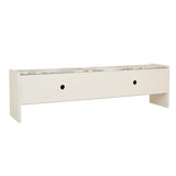Pearce Marble Entertainment Unit Bone
