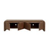 Luna Entertainment Unit Smoked Ash 1800mm