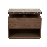 Float Marble Bedside Smoked Ash