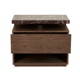 Float Marble Bedside Smoked Ash