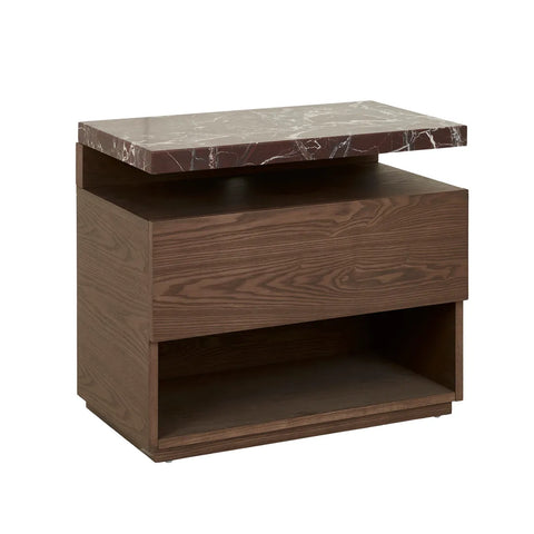 Float Marble Bedside Smoked Ash