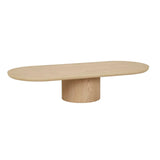 Seb Pedestal Coffee Table Natural