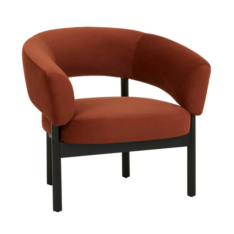 Jenson Chair Cinnamon Velvet