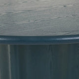 Leon Round Dining Table Six Seater Teal