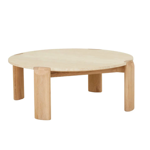 Willa Coffee Table Natural Travertine