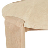 Willa Side Table Natural Travertine