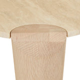 Willa Side Table Natural Travertine