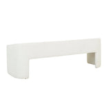 Addison Bench Large Natural White Tweed
