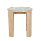Willa Side Table Grey Marble