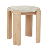 Willa Side Table Grey Marble