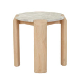 Willa Side Table Grey Marble