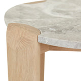 Willa Side Table Grey Marble