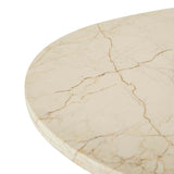 Amara Round Coffee Table Brown Vein